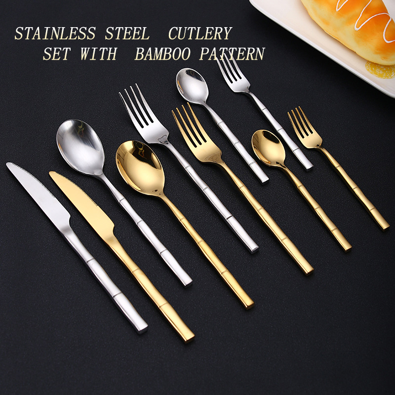 4/5 Bằng Tre Thiết Kế Thép Khô - đánh giá và giá Bamboo Cutlery