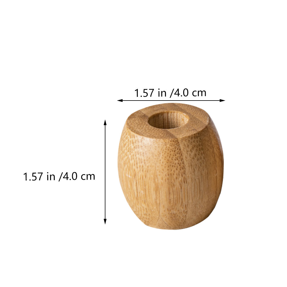 4Pcs Bamboo Bathroom Holder Fo - đánh giá và giá Bamboo Toothbrush