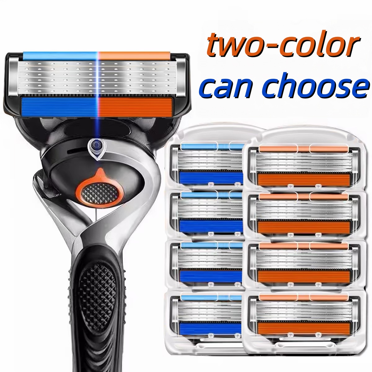 Men's 6-Layer Stainless Steel  - đánh giá và giá Safety Razor Handle