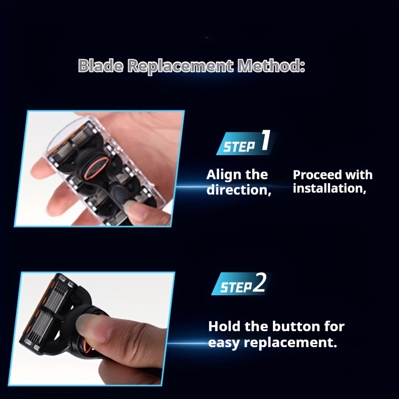 Men's 6-Layer Stainless Steel  - đánh giá và giá Safety Razor Handle