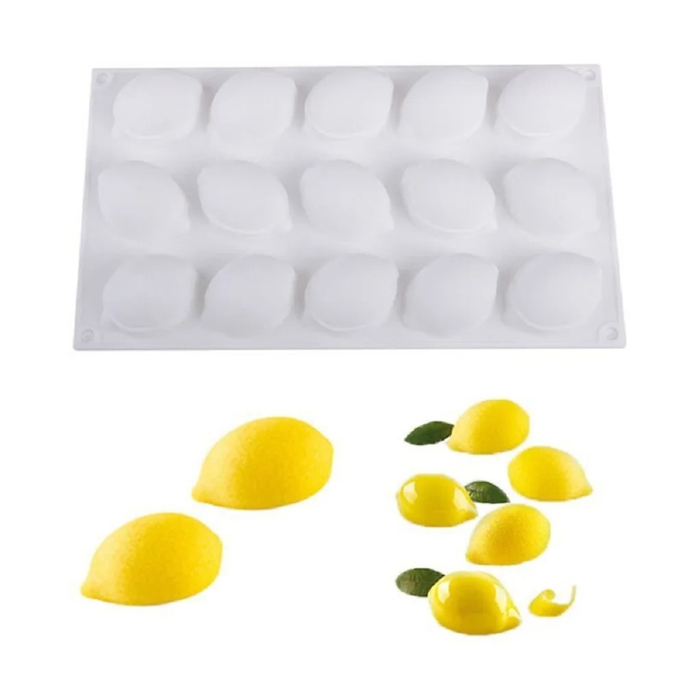 15 Cavity Lemon Food Silicone  - đánh giá và giá Eco Soap