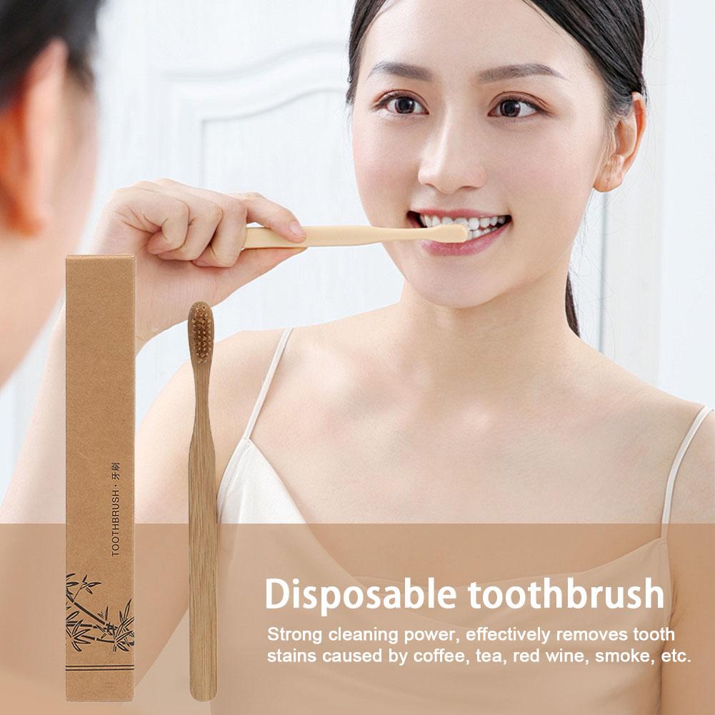 1-100Pcs Biodegradable Eco-Fri - đánh giá và giá Bamboo Toothbrush