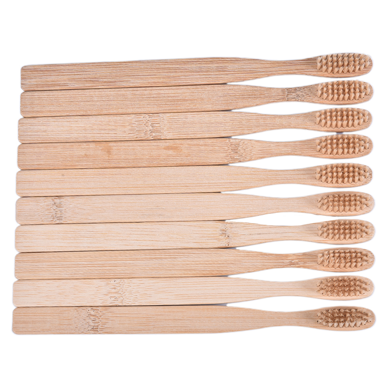 10 Pack Bamboo Wood Handle Too - đánh giá và giá Bamboo Toothbrush