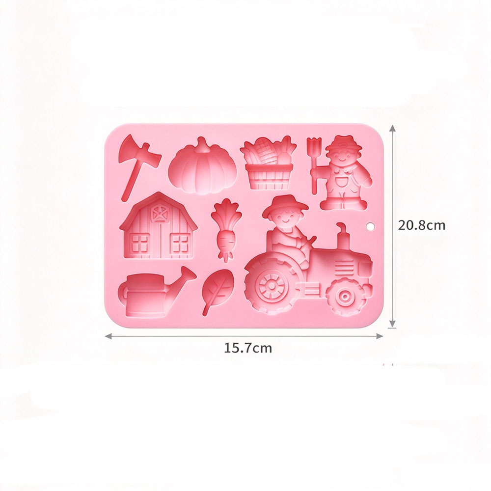 Cute Farm Theme Silicone Cake  - đánh giá và giá Eco Soap
