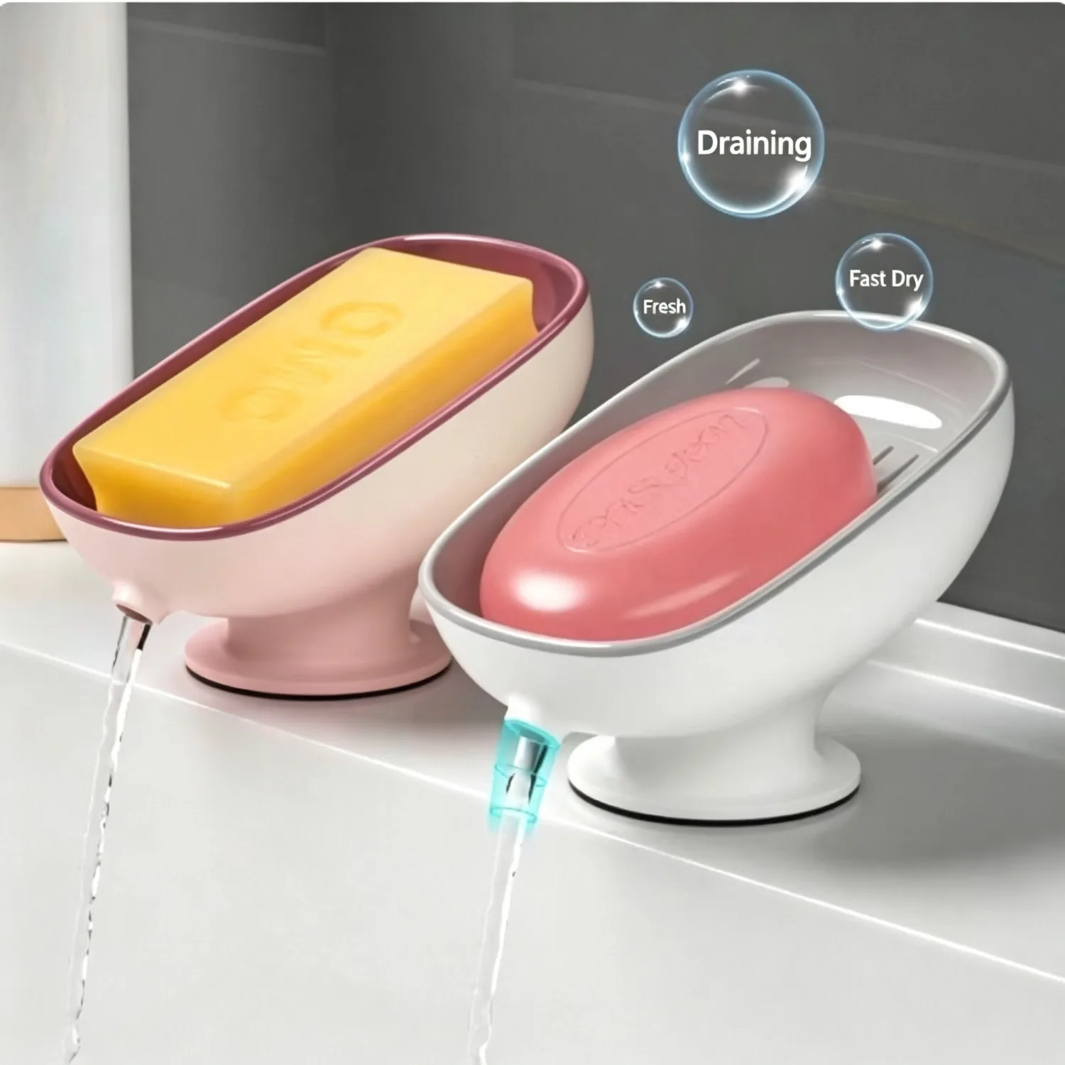 1pcs Drain Soap Holder Leaf Sh - đánh giá và giá Eco Sponge