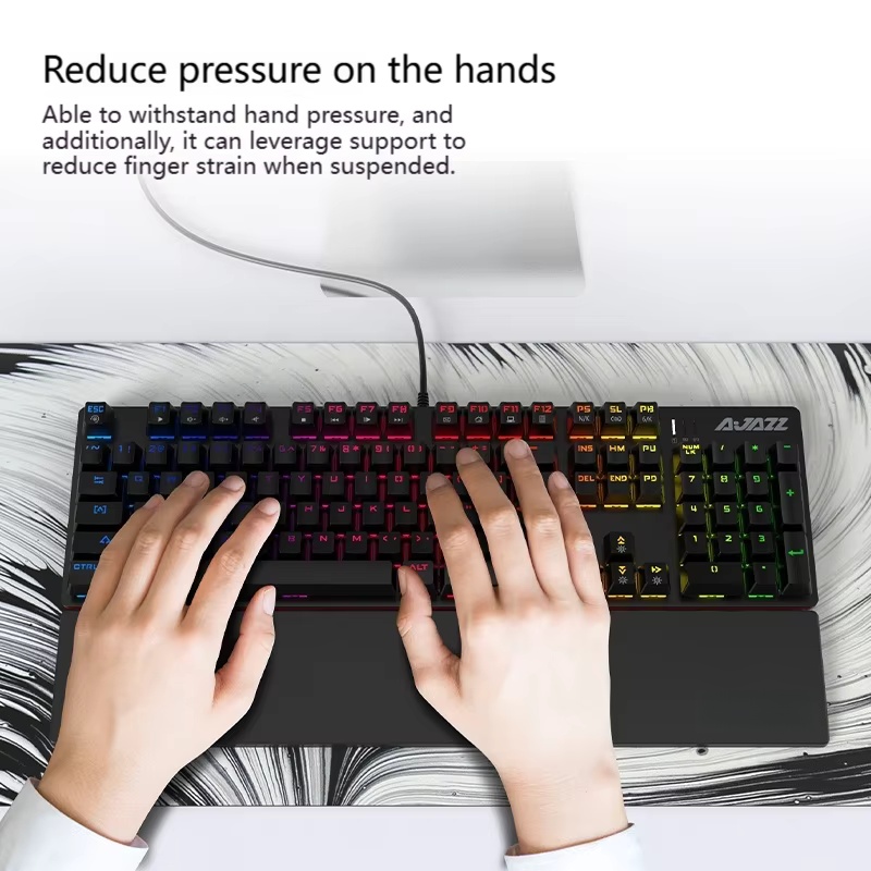 New Ajazz Mechanical Keyboard  - đánh giá và giá Eco Sponge