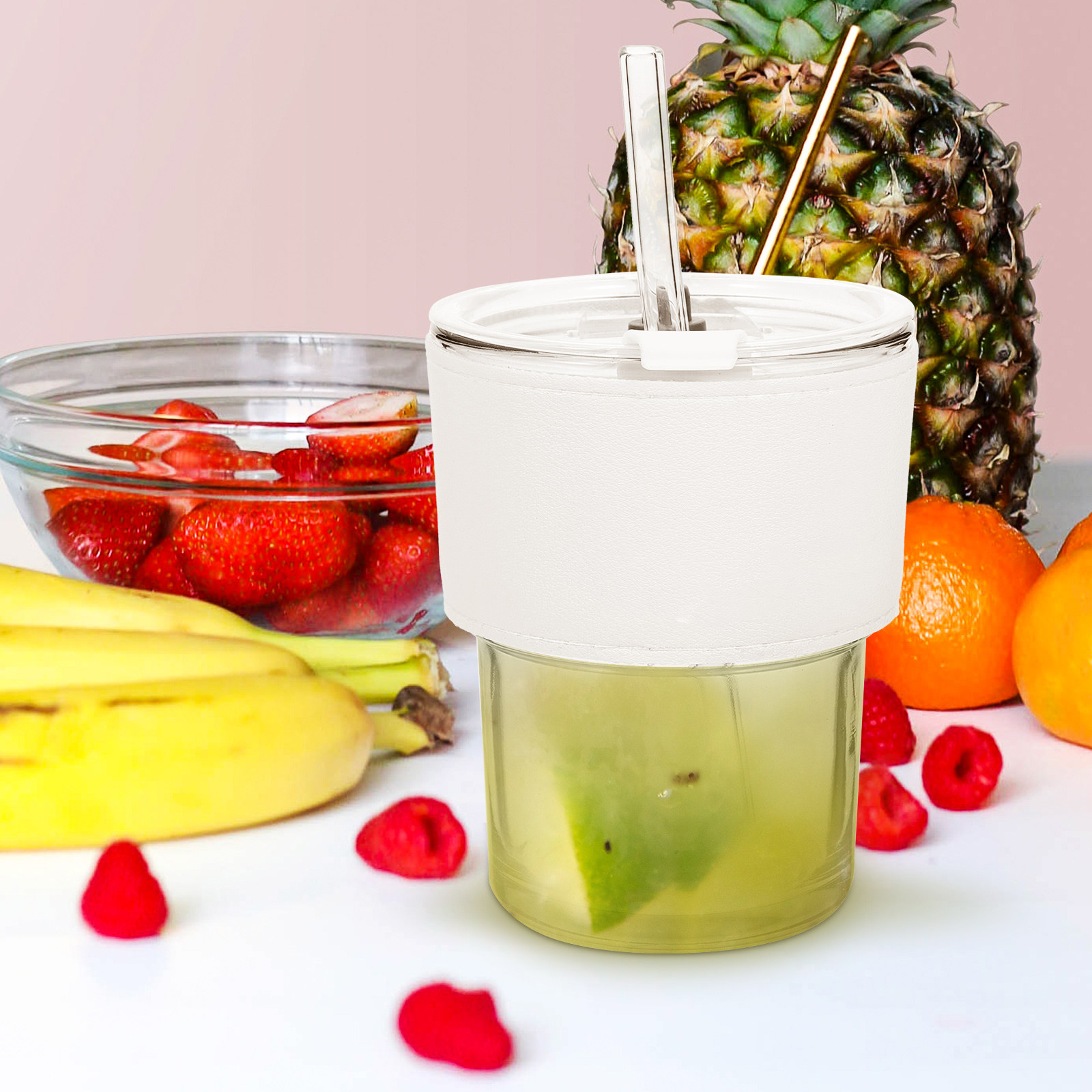 2Pcs Glass Juice Bottle Set St - đánh giá và giá Reusable Straw