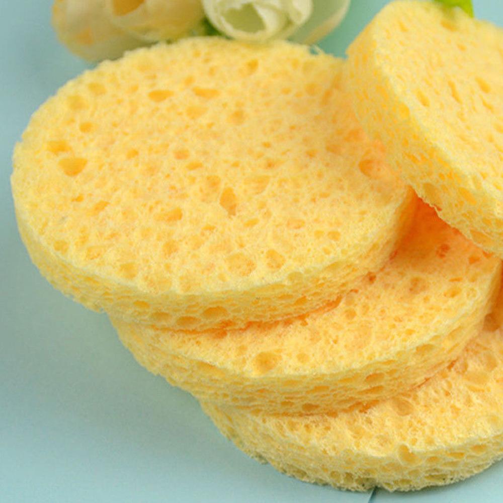 10pcs 6-9cm Yellow Face Round  - đánh giá và giá Eco Sponge
