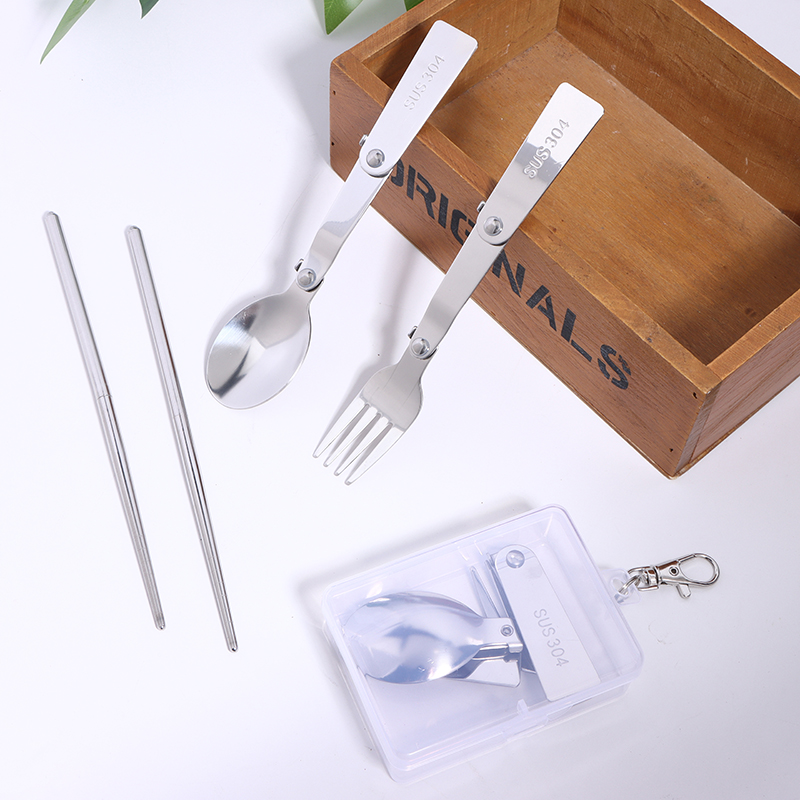 1PC/3PCS Stainless Steel Porta - đánh giá và giá Bamboo Cutlery