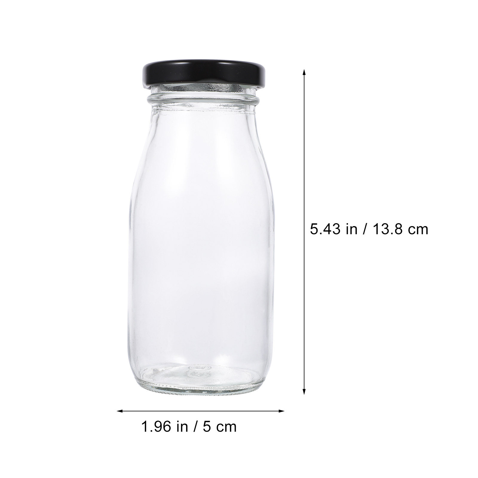 4Pcs Milk Bottle Glass Milk Ja - đánh giá và giá Reusable Bottle