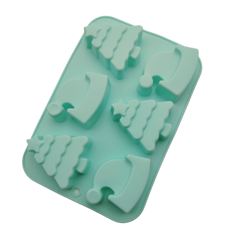 6 Hole Tree Shape Silicone Cak - đánh giá và giá Eco Soap
