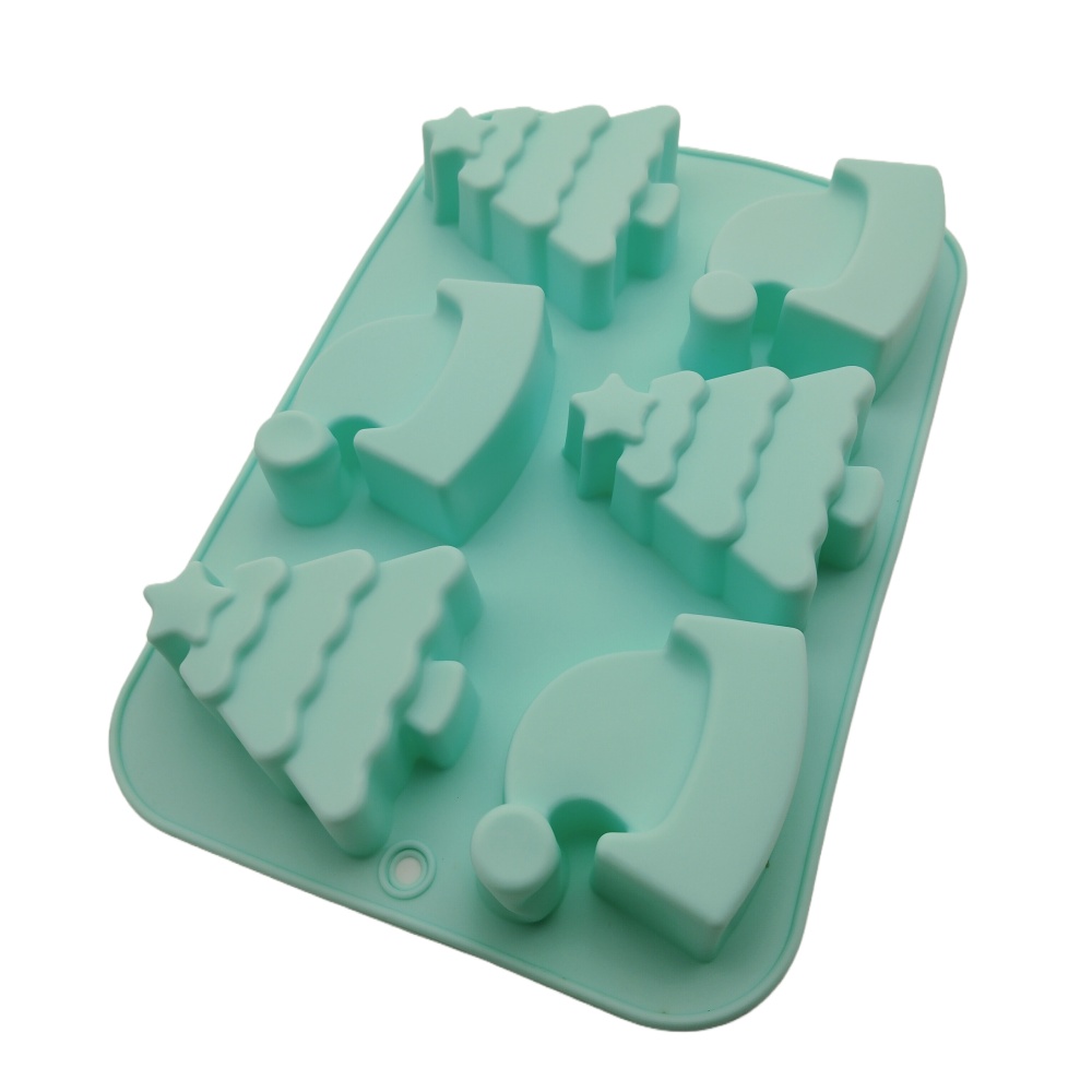6 Hole Tree Shape Silicone Cak - đánh giá và giá Eco Soap