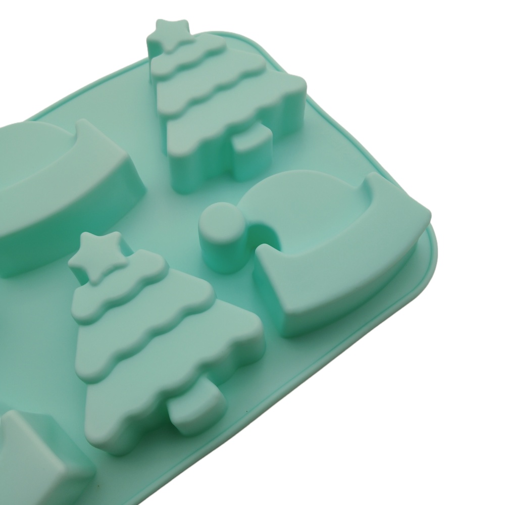 6 Hole Tree Shape Silicone Cak - đánh giá và giá Eco Soap